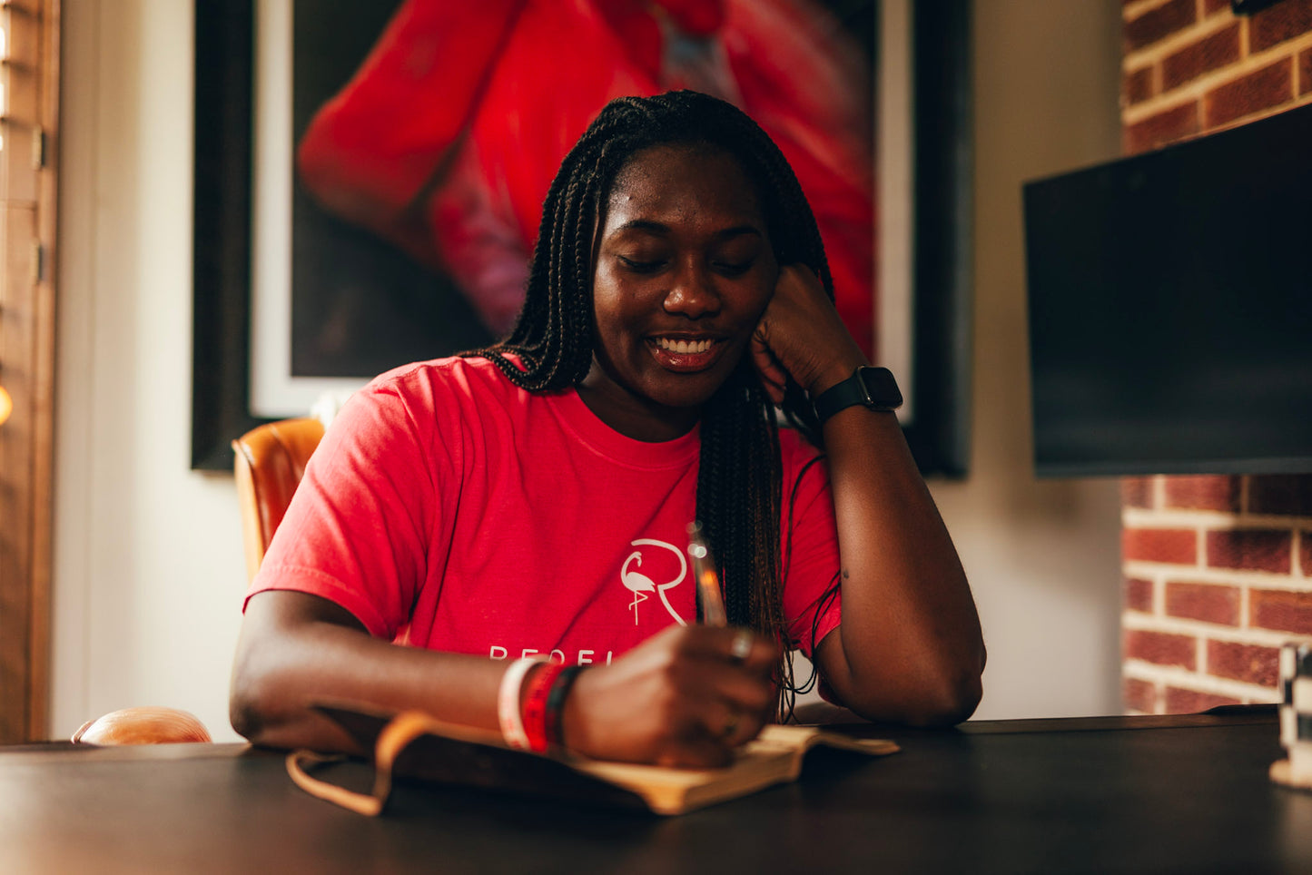 RedFlamingo “You Story Matters” Leather Journal