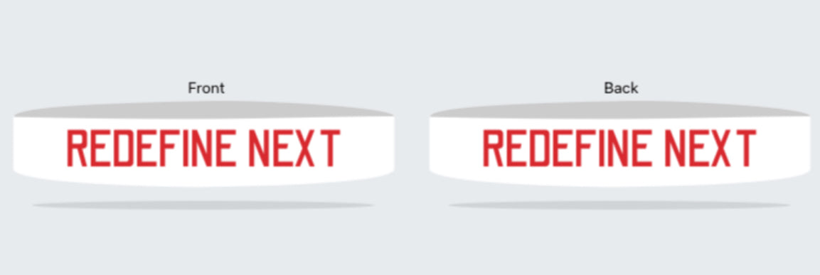 RedFlamingo “Redefine Next” Wristband