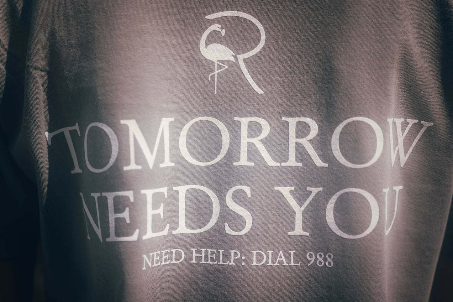 Unisex RedFlamingo “Tomorrows Needs You” Tee (Gray)