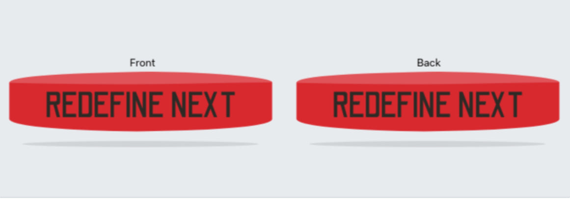 RedFlamingo “Redefine Next” Wristband