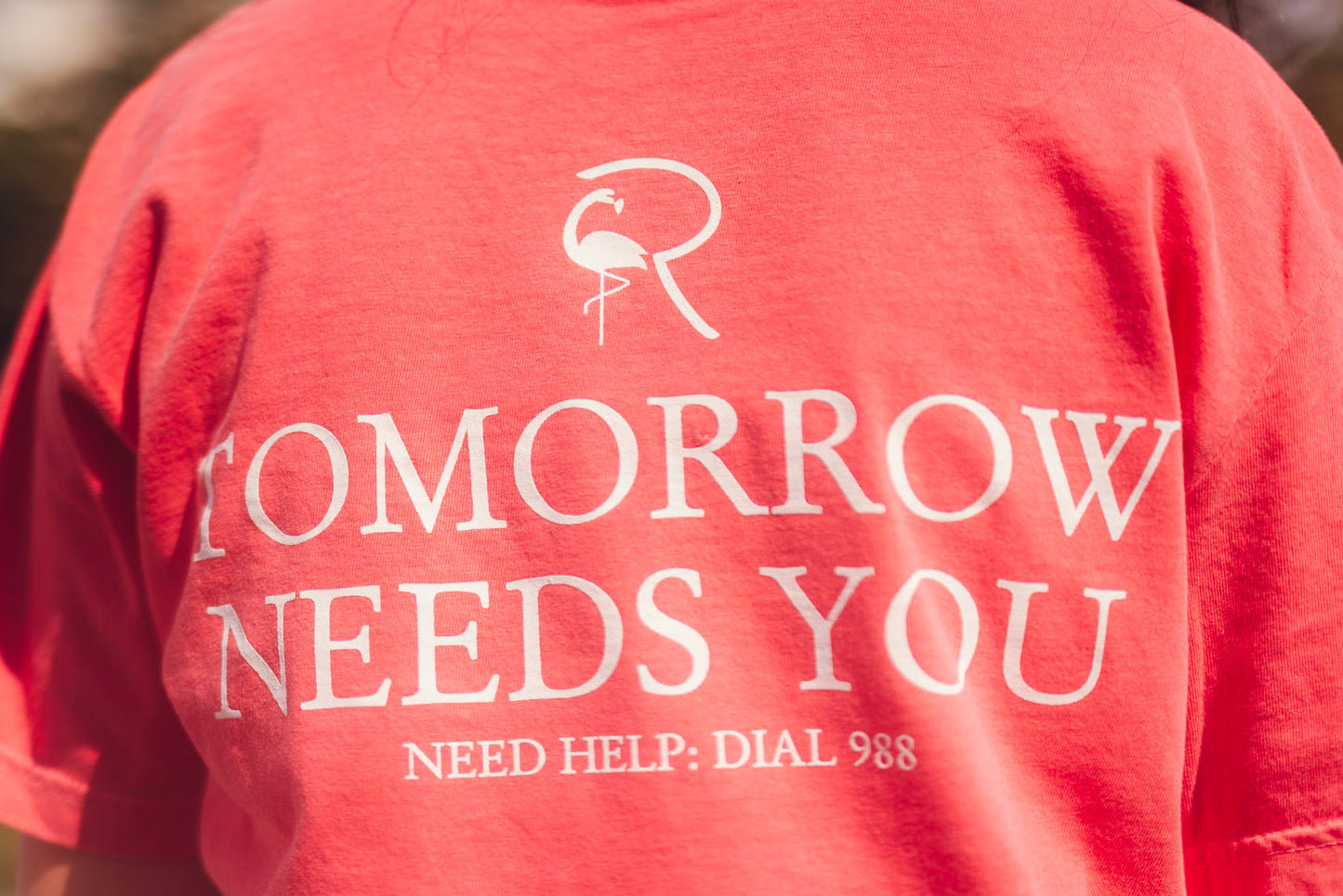 Unisex RedFlamingo “Tomorrows Needs You” Tee (Strawberry)